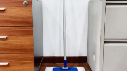 57" Long Handle Wet Dry Mops For Hardwood Laminate Wall Vinyl Tile Floor Cleaning, Mops For Floor Cleaning Microfiber Flat Mop With 4 Washable Mop Pads
