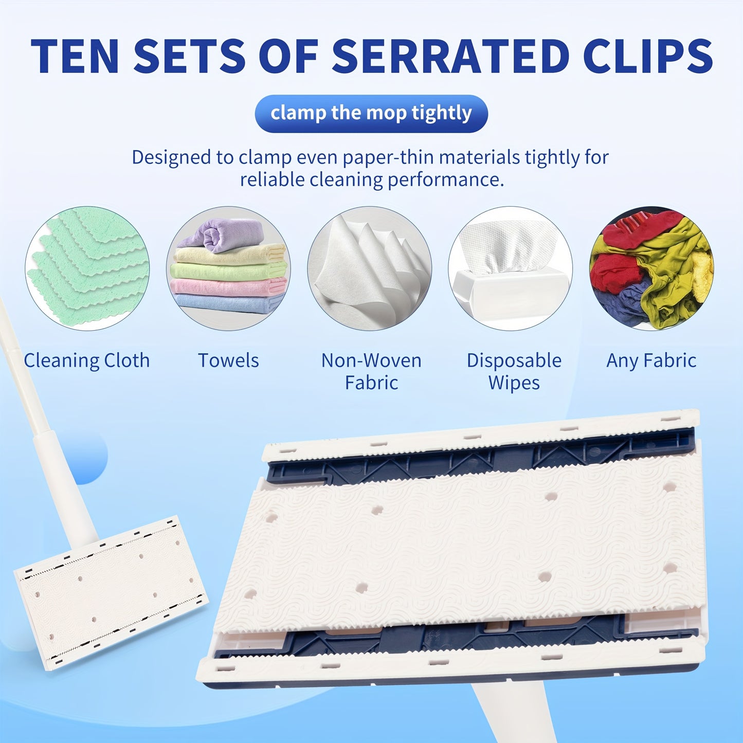 Hands-Free 360° Rotating Mini Mop With 6 Reusable Coral Fleece Pads –, Hygienic & Efficient Cleaning Tool