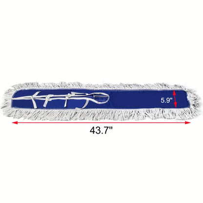 1pc Stainless Steel Handle Maxi Dust Mop with Washable Head for Living Room, Bedroom, Bathroom, Toilet, and Outdoor Use - 23.5 Inch Commercial Grade Cleaning Kit